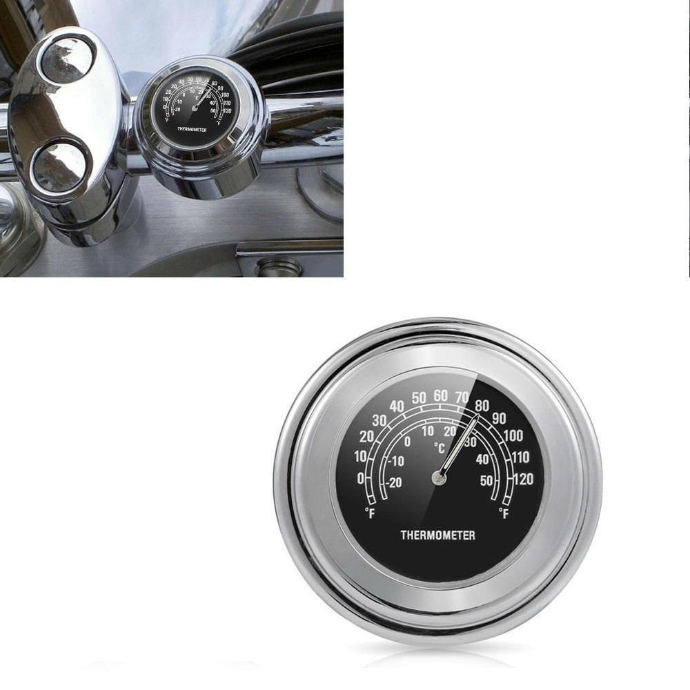 Populer Termometer Motor Mudah Dipasang Aksesoris Universal Sepeda Handle Bar Thermo