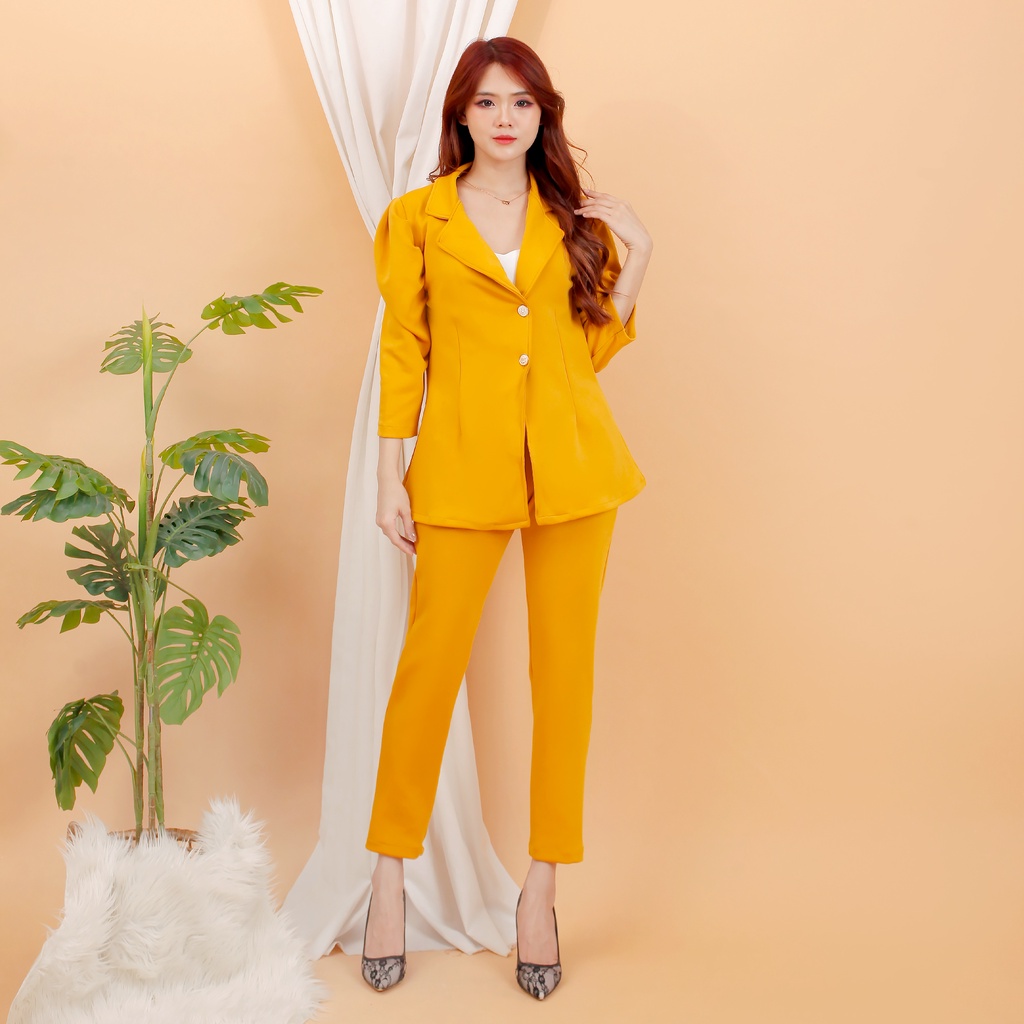 KATHRYN  COLLECTION #073 , ONE SET BLAZER BAHAN SCUBA POLOS