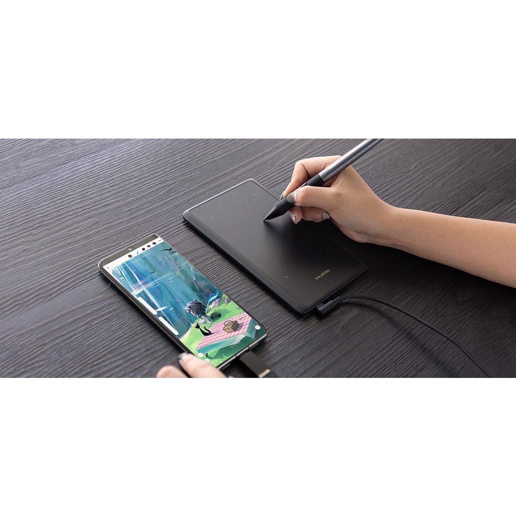 Huion Inspiroy H420X Drawing Pen Tablet garansi resmi 1 tahun