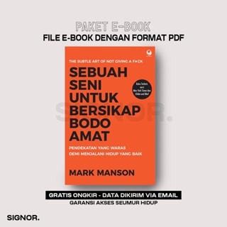 [E-BOOK] SEBUAH SENI UNTUK BERSIKAP BODO AMAT - MARK MANSON BAHASA INDONESIA & INGGRIS