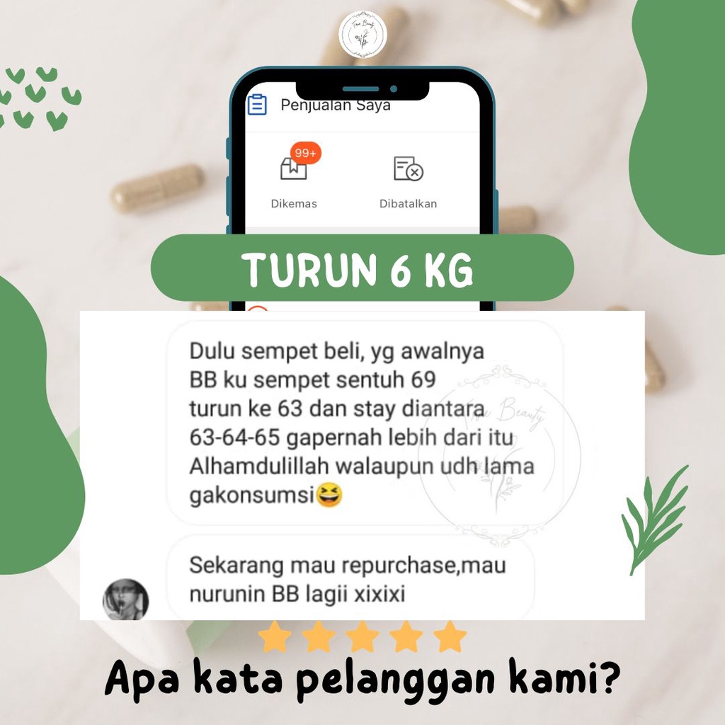 NIKSLIM - Penurun Berat Badan Herbal Alami + Penahan Nafsu Makan