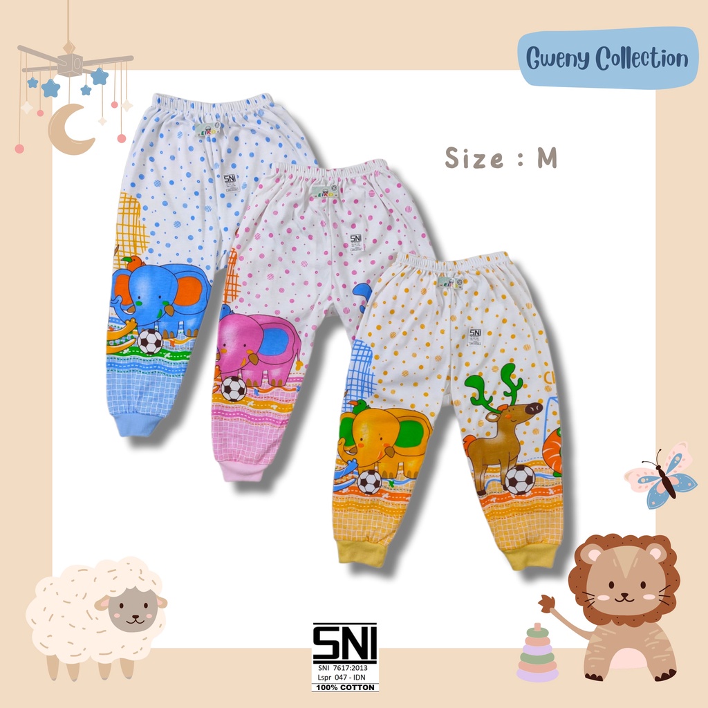 CELANA PANJANG BAYI / CELANA PANJANG ANAK / CELANA PANJANG UNISEX / CELANA BAYI MURAH (DKTP)