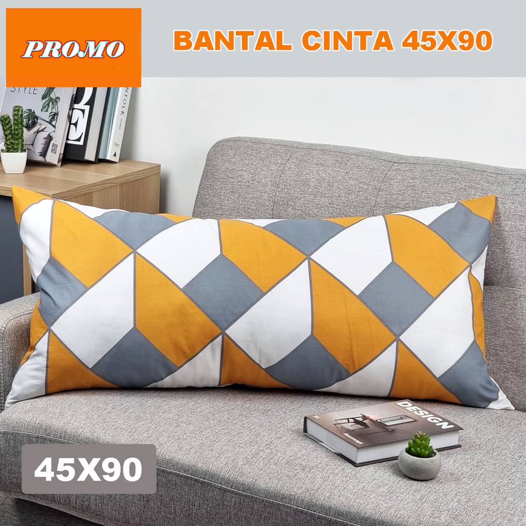 [✅COD] Bantal Cinta Jumbo 45x90 Aneka Motif Dekorasi Dekor Kamar Perlengkapan Rumah