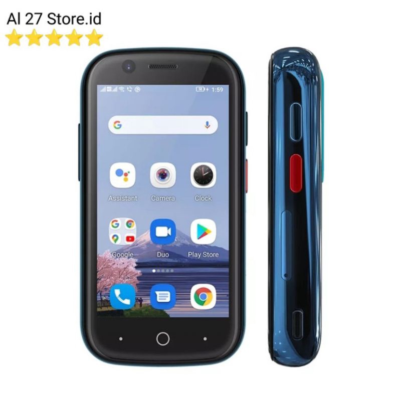 Uniherz Jelly 2 Ponsel Pintar Android 11 4G Smarphone Terkecil Mini Unik 6GB + 128GB Dual Sim Nfc