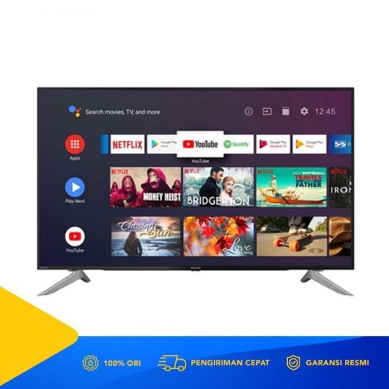 LED TV SHARP SMART ANDROID 4T-C70DL1X 70 INCH GARANSI RESMI
