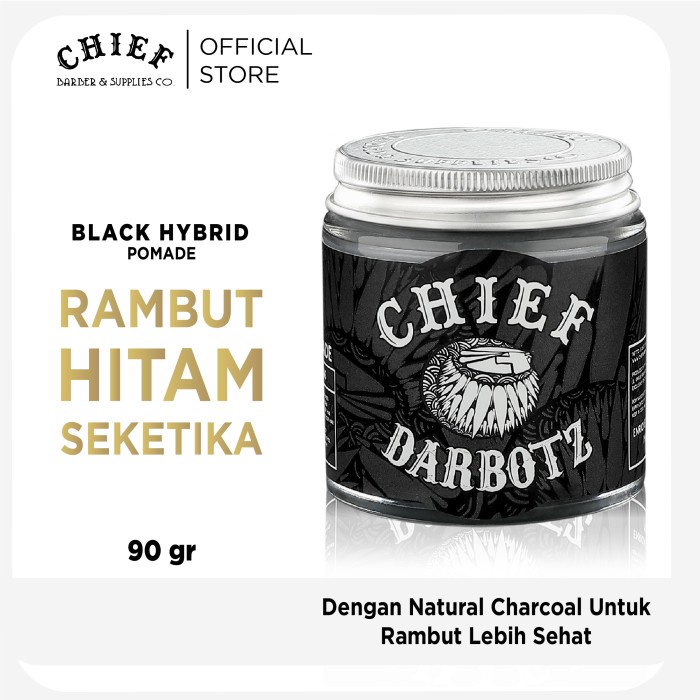 Hair Wax Chief Pomade Black Hybrid X Darbotz