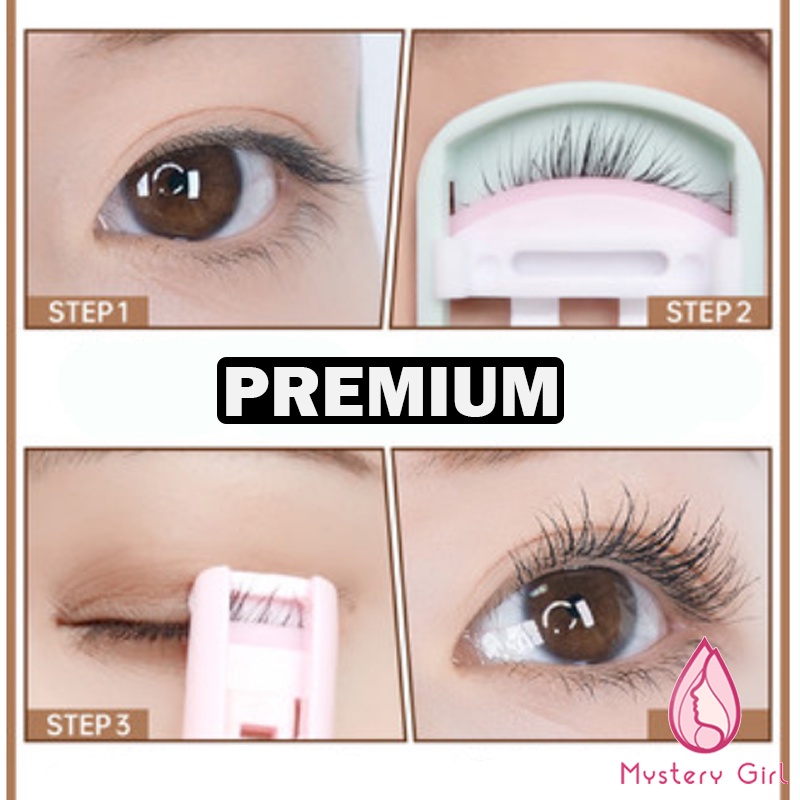 Mysterygirl - Pencepit Bulu Mata / Penjepit Bulu Mata / Eyelash Curler / Pelentik Bulu Mata Jepitan Bulu Mata Tahan Lama Portable Eyelash Curler