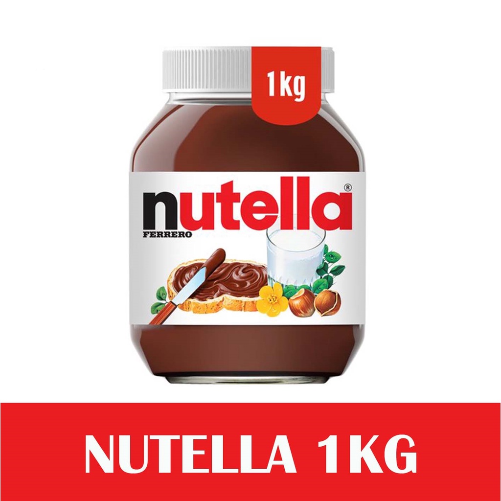 

Nutella | 1000 Gram (1kg) | Selai Nutella Chocolate Hazelnut | Selai Olesan