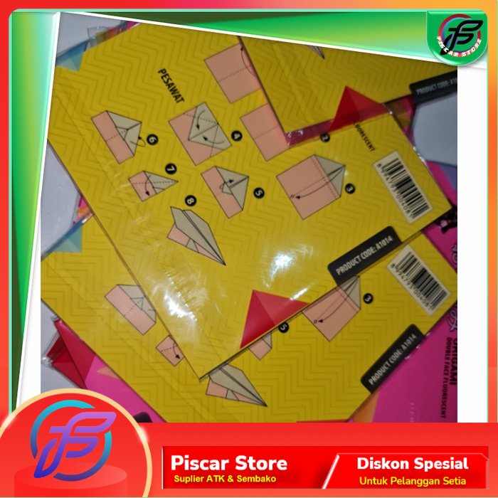 

Kertas Origami Forte 14x14 (25 Lembar) / Kertas Lipat Forte 14x14