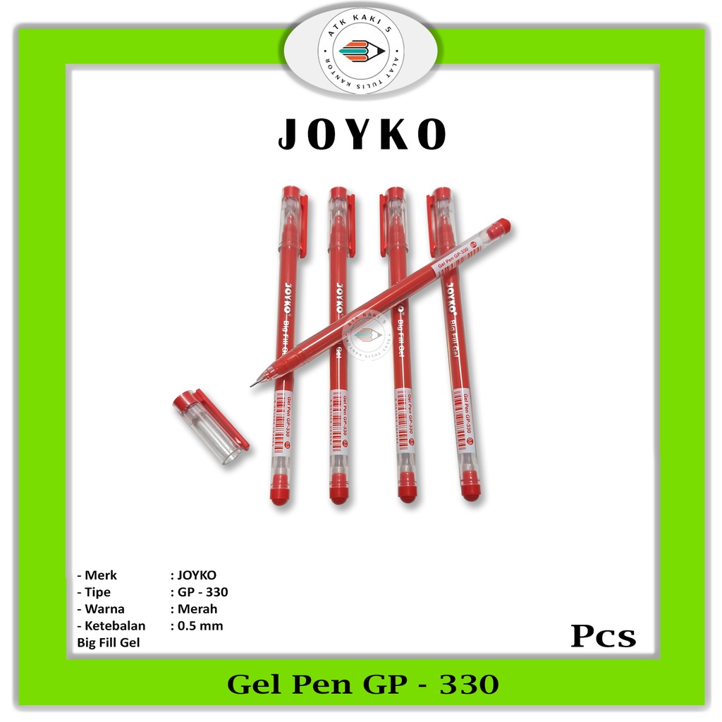 

JOYKO - Gel Pen / GP-330 Big Fill Gel 0.5 mm - Pcs