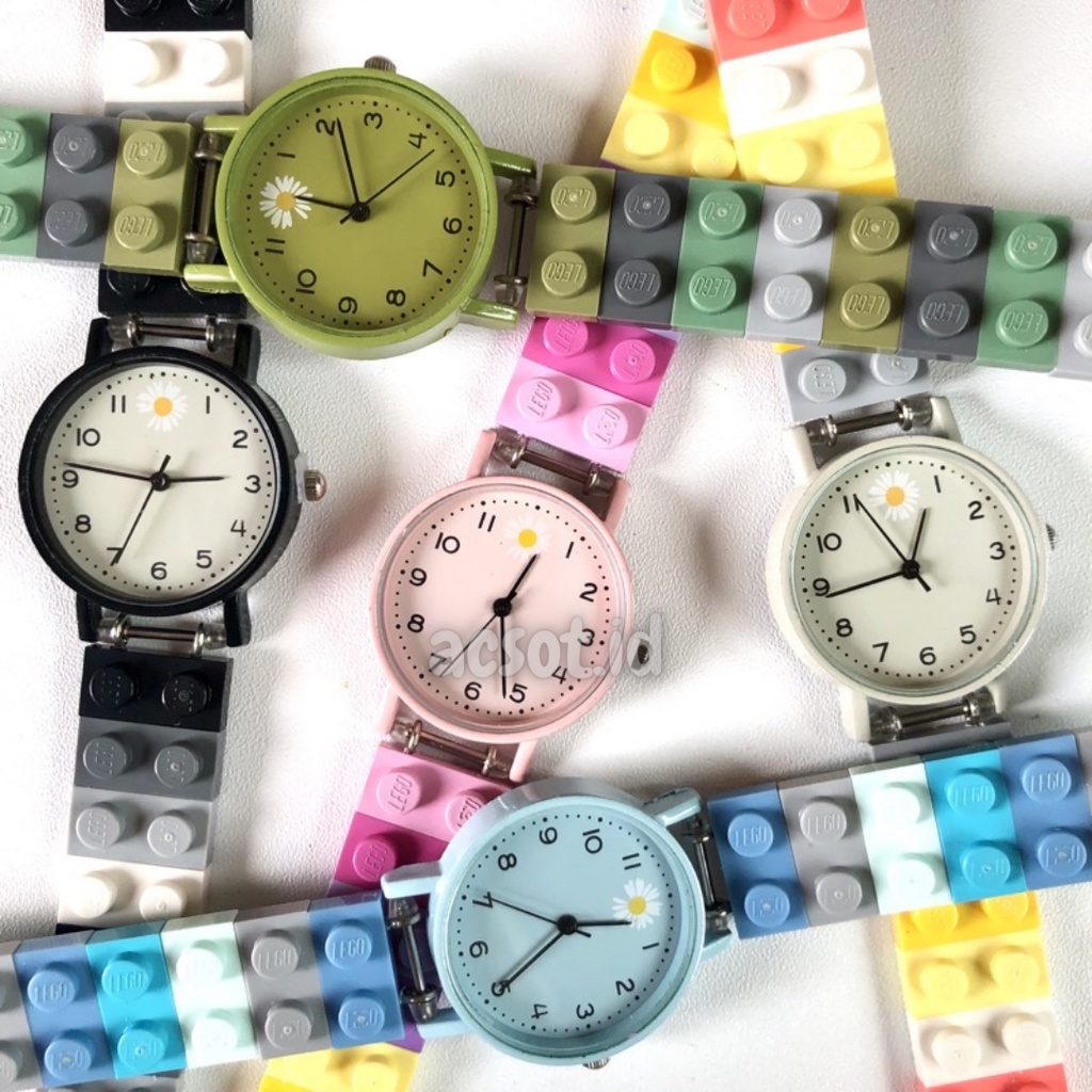 Jam Tangan Daisy Series dgn Strap Lego | Lego Watch