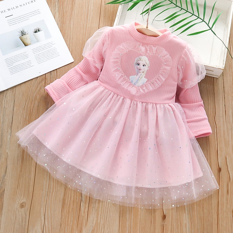 BOBOHO - DRESS PRINCESS LITTLE PONY SLEEVE POLKADOT / GAUN TUTU PESTA ANAK / DRESS ANAK PEREMPUAN IMPOR