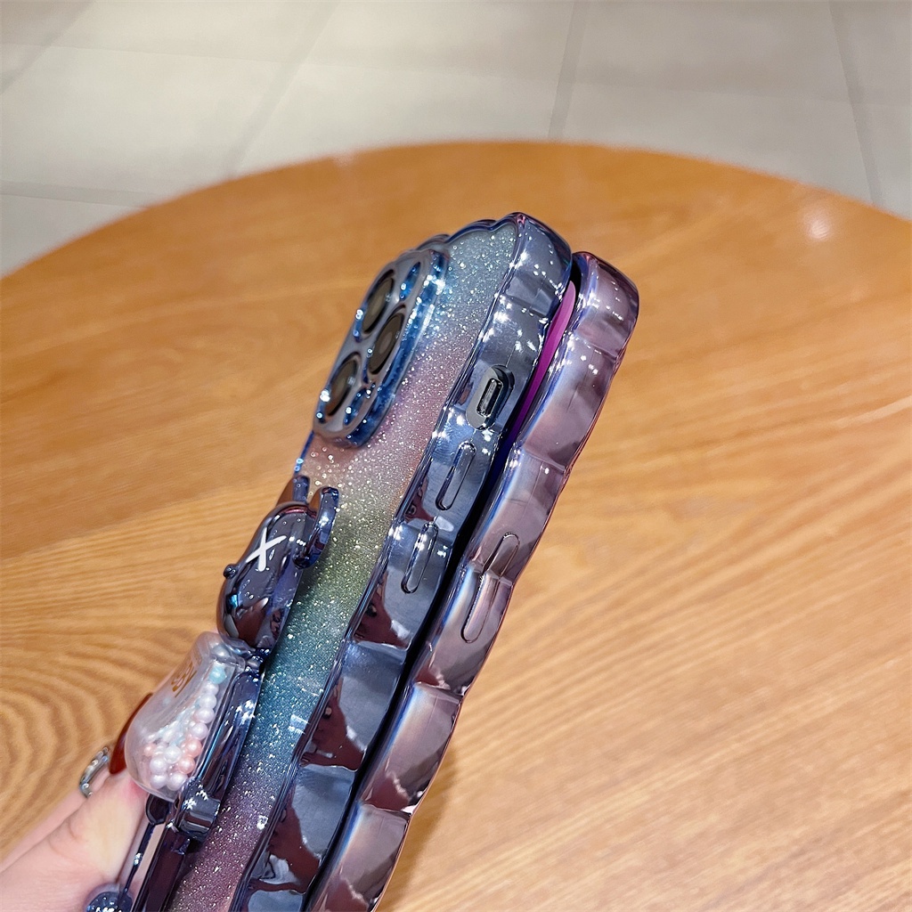 Soft case TPU shockproof Motif Kartun Beruang Cover iphone 14 pro max plus 14 13 12 11 pro max