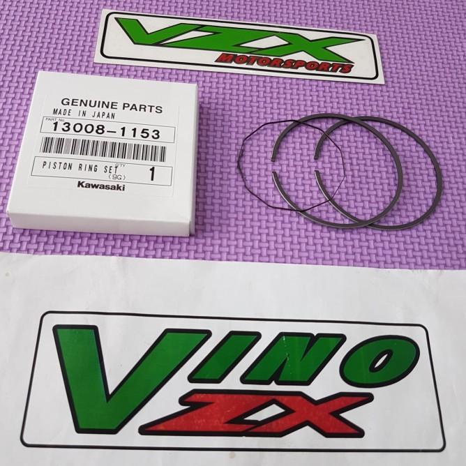 Ring Set Piston Ring Seher Standar Ninja R Ss 150 Rr Krr Ori Kawasaki