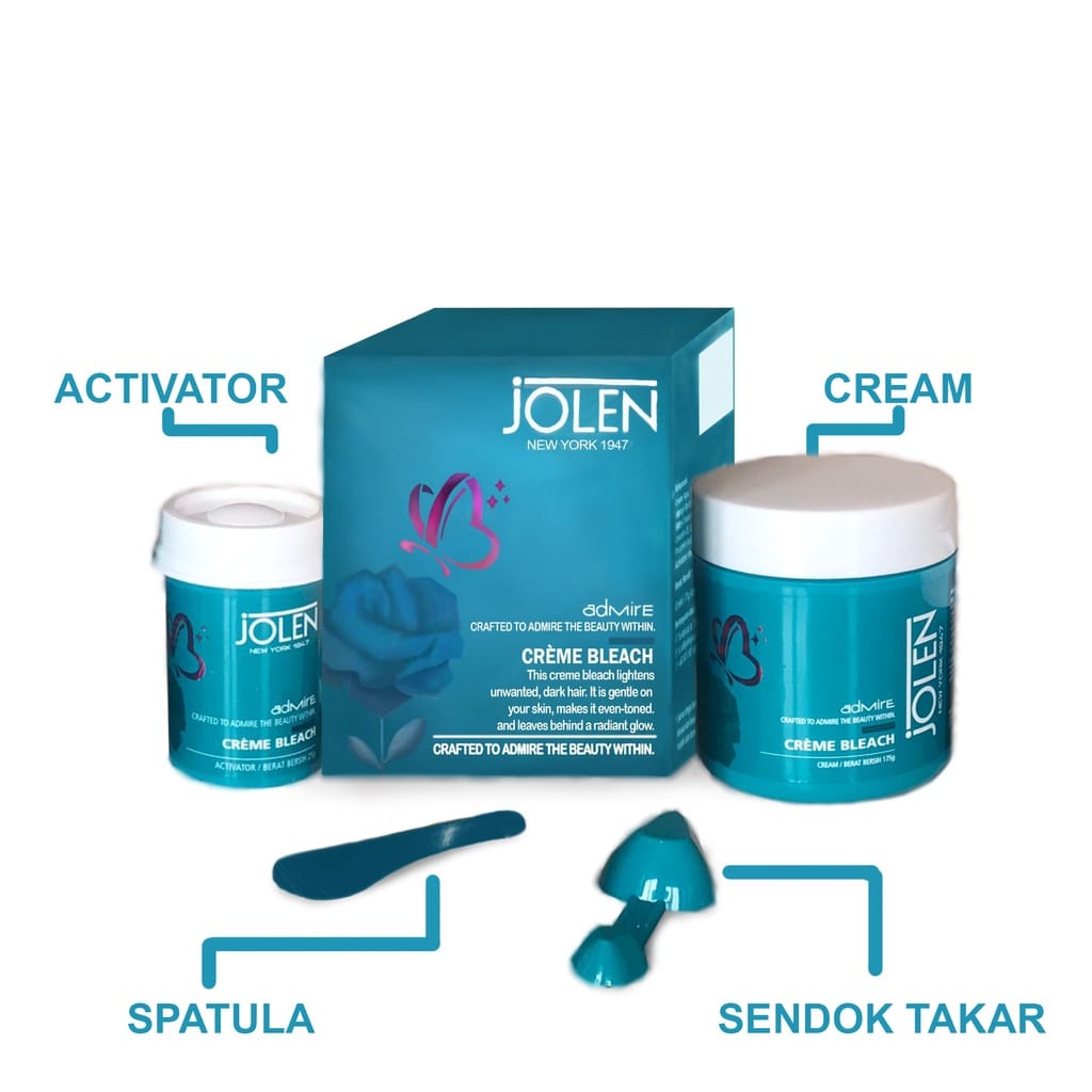 Jolen - Krim JOLEN NEW YORK Creme Bleaching Badan 200 Grm