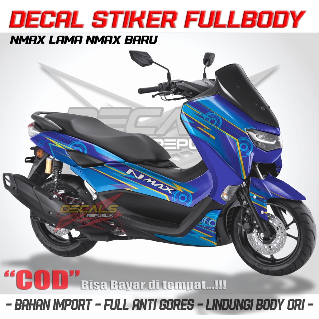 Stiker Decal Nmax New 2020 2021 2022 Nmax Baru NMAX OLD NMAX LAMA Full Body Dekal Nmax Stiker Nmax F