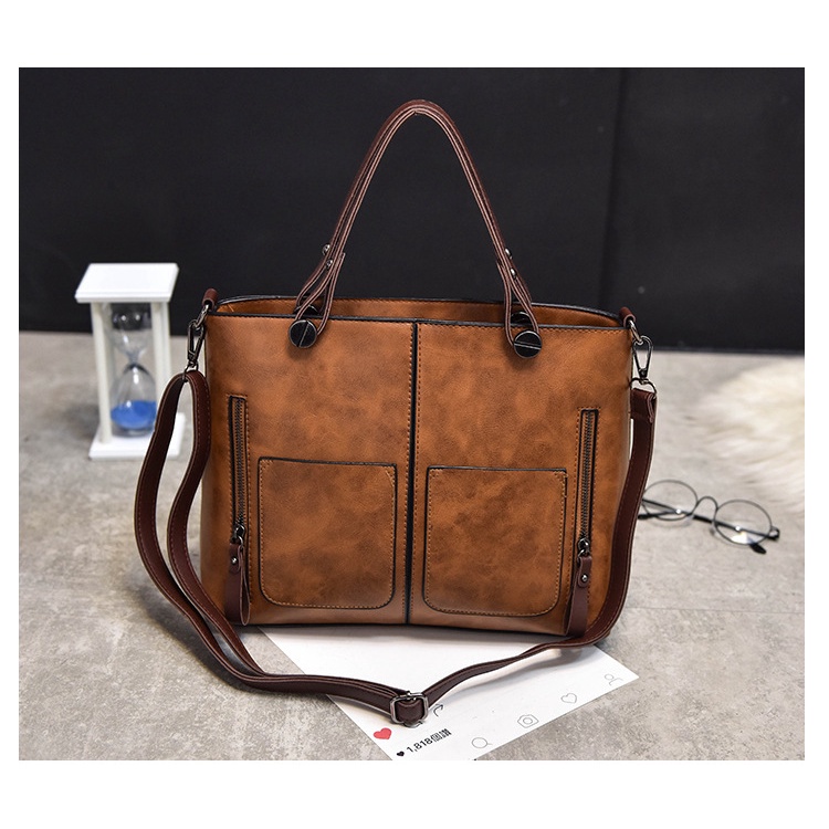 REALPICK Tas Kerja Totebag Wanita Import Totebag Handbag CR7154 GT335 BQ2494 LT1656Shoulder Bag (1 K