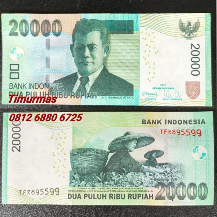 Uang Lama 20.000 Rupiah 2013 Oto Iskandar Di Nata