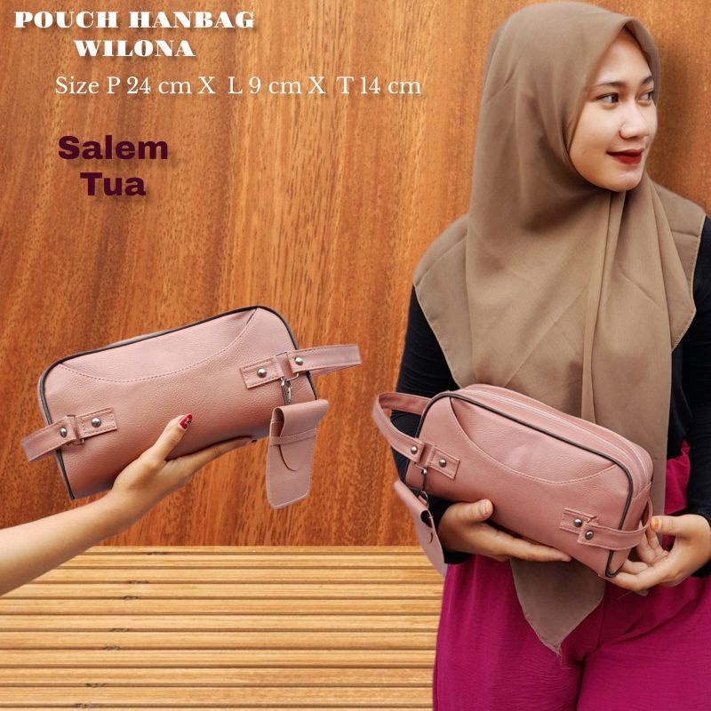 POUCH HANBAG WILONA 3 RUANG TALI PENDEK