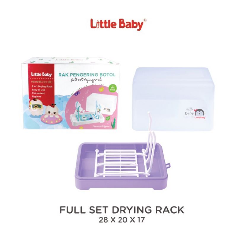 Little Baby Rak Botol Full Set - Full Set Drying Rack
