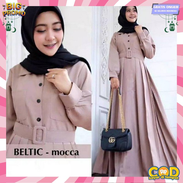 Baju Dress Wanita Muslim Bj Muslim (5L Xxxl Xxl Xl L M S ) Games Jumbo Mewah Dres Jumbo Ibu Ibu Dewa