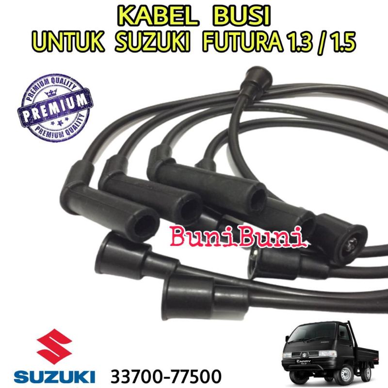 KABEL BUSI Untuk Mobil Suzuki FUTURA 1.3 / 1.5 Carburator - 1 SET