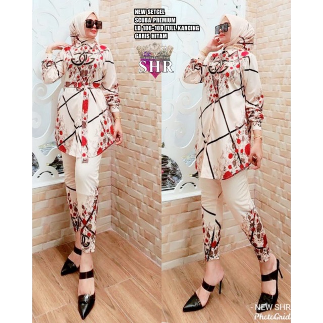 READY STOK SET CELANA SCUBA ORIGINAL SHR SET HIJAP