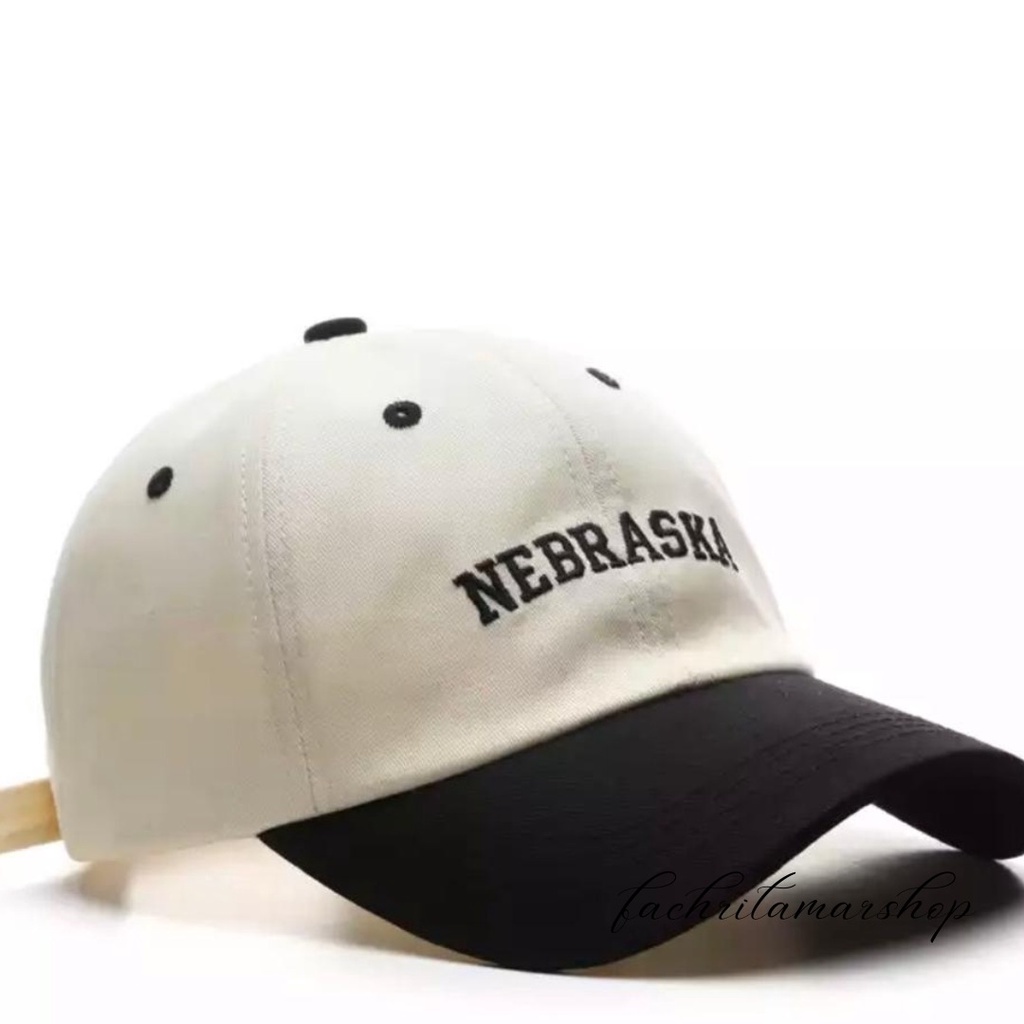 Free Diskon  Topi Baseball Pria dan Wanita caps NEBRASKA Terlaris bisa bayar di tempat