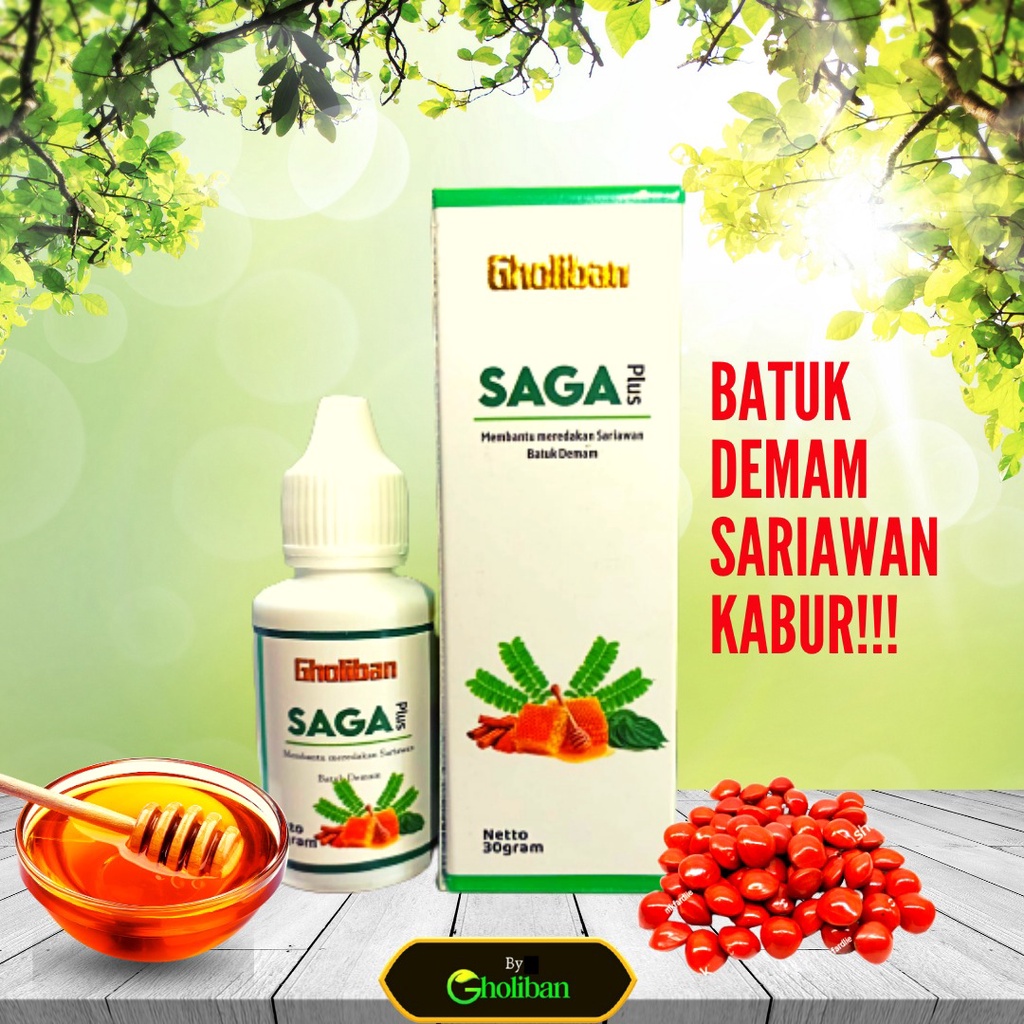 Madu Saga Plus Gholiban Untuk Sariawan &amp; Panas Dalam anak