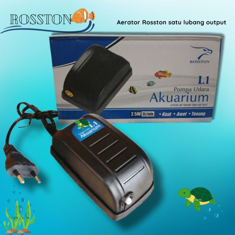 PROMO MURAH Airpump Aerator Udara 1 Lubang ROSSTON L1