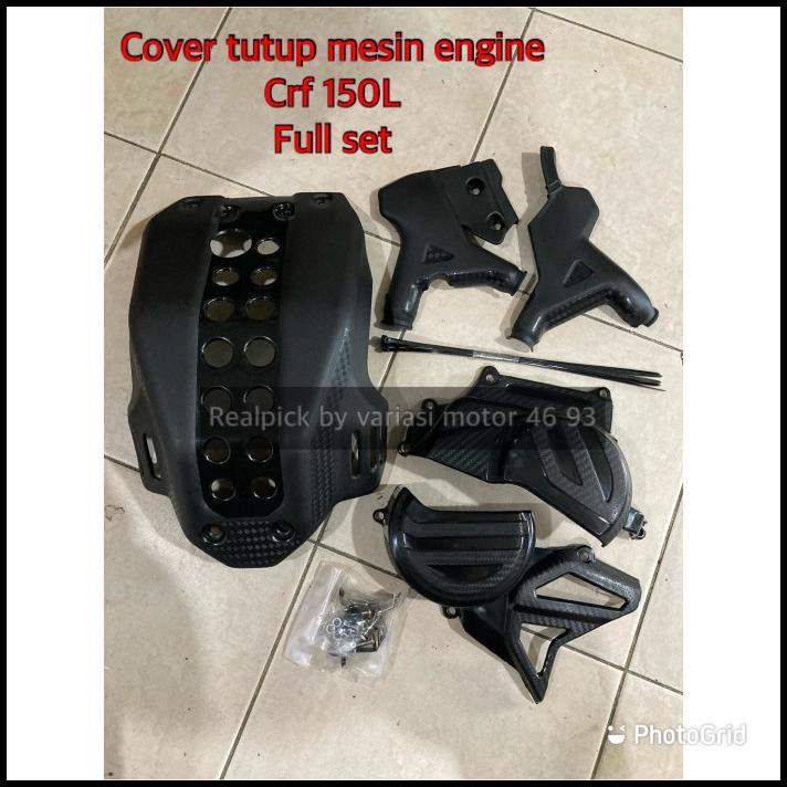 Tutup Mesin Crf 150L Cover Mesin Crf 150L Full Set Pelindung Mesin Crf