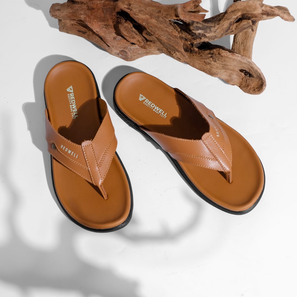 Sandal Pria Kulit REDWELL Carlos 01 Original Pria Jepit PREMIUM ORIGINAL