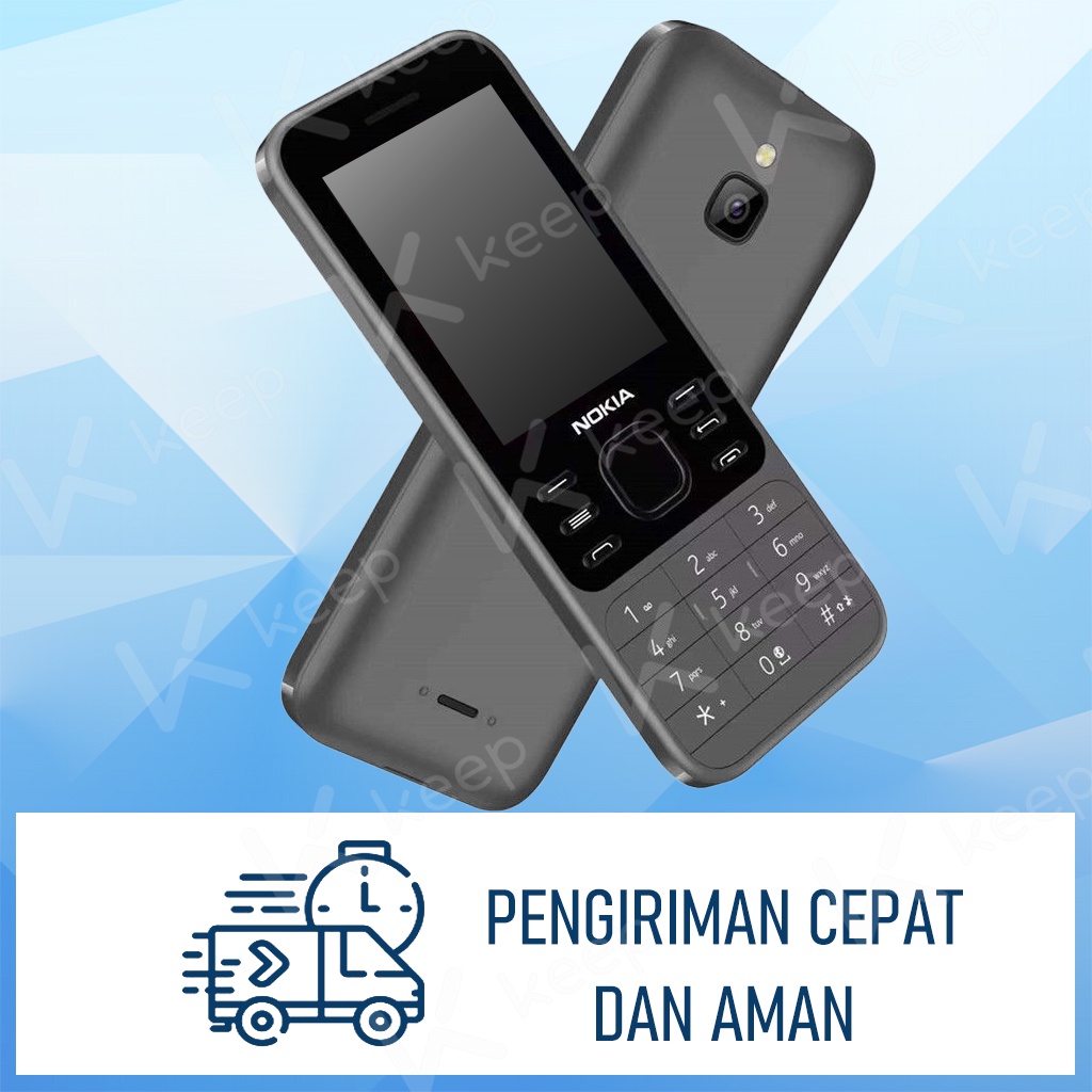 COD New Nokia 6300 2021 HANDPHONE N okia Hp murah Mobile Phone Only 2G