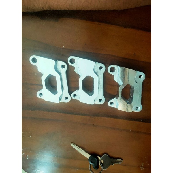 breket kaliper rcb nissin samurai dll pnp skok ninja rr uk. 320 dan r uk l.300 dudukan kaliper cnc ( model cnc)