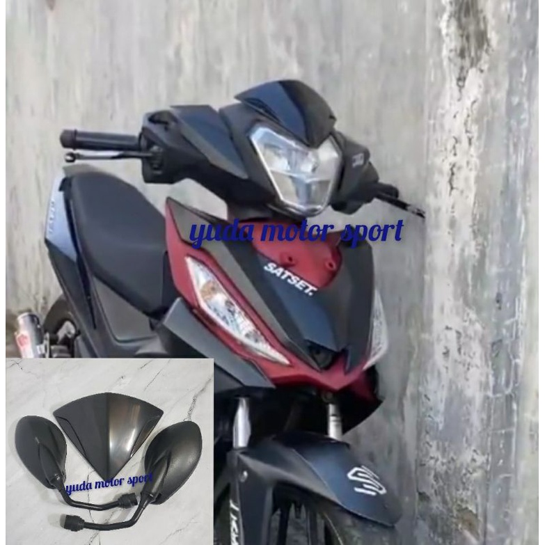 TERMURAH PAKET SUPRA GTR 150R VISOR SUPRA GTR 150R MODEL LANCIP PLUS SPION SUPRA GTR 150R MODEL TERB