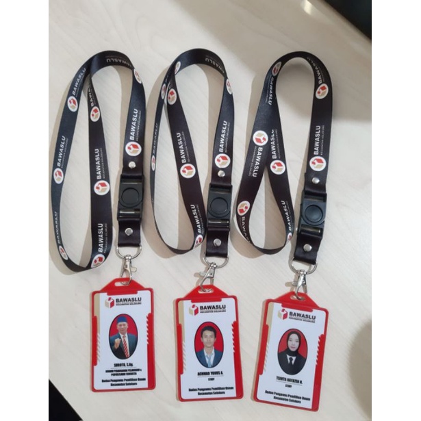 Jual Paket set lengkap lanyard 2 cm dua sisi + id card + frame | Shopee ...