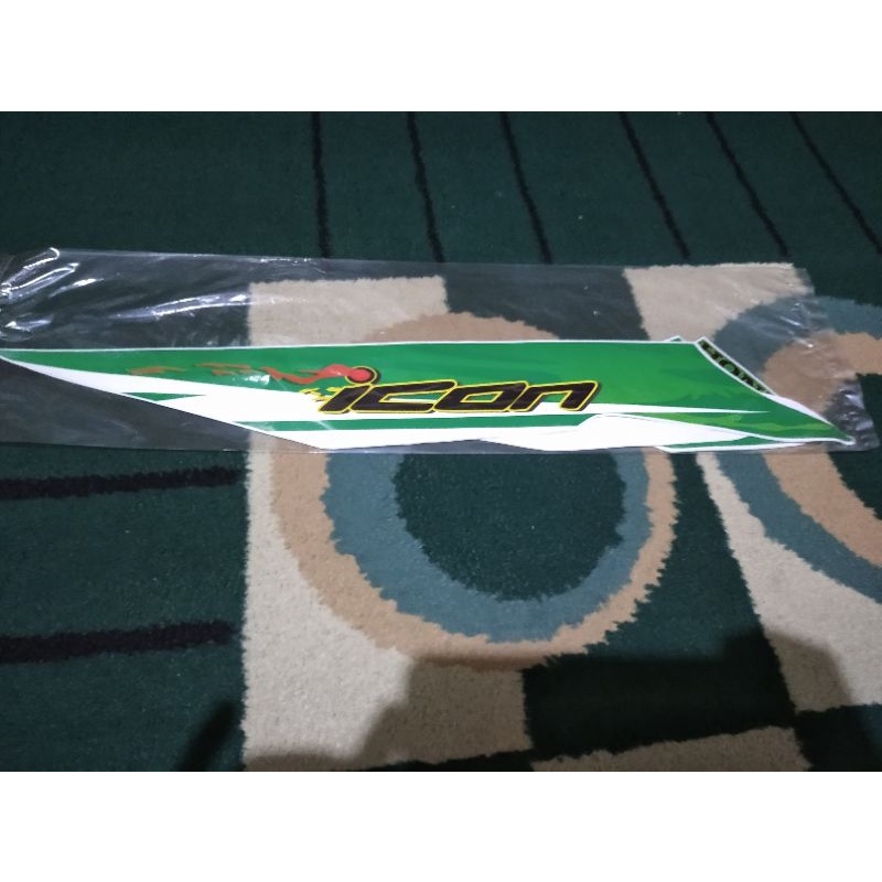 striping icon sport beat karbu body hijau