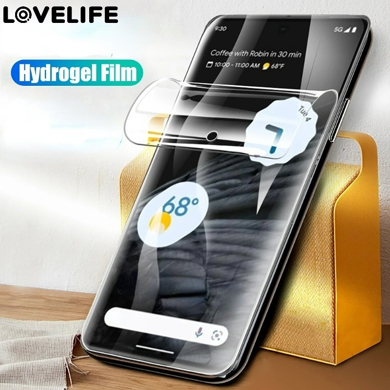 Cakupan Penuh Pelindung Layar Lembut Air Gel Film Anti-fingerprint Phone Film Layar Sticker Film Ultra-clear Cell Phone Front Film Untuk Google Pixel7/7Pro