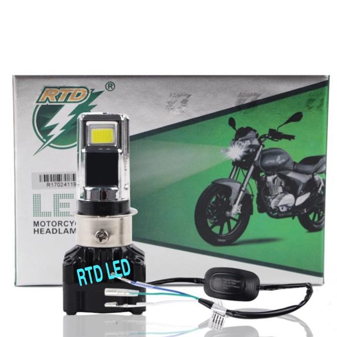RTD Led Lampu Utama Headlamp LED RTD M02D 3 Sisi Original