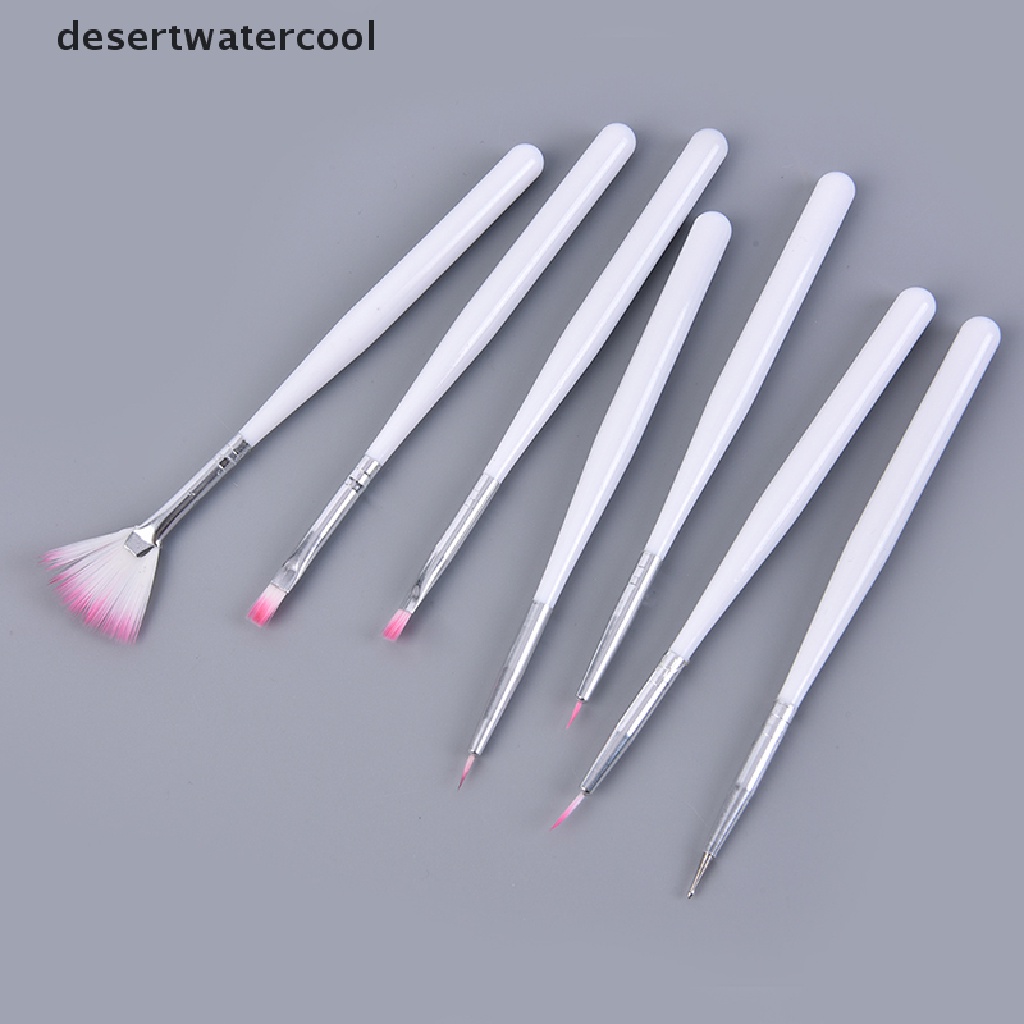Deid 7pcs Kue Icing Decorag Paing Brush Fondant Dusg Sugarcraft DIY Alat Martijn