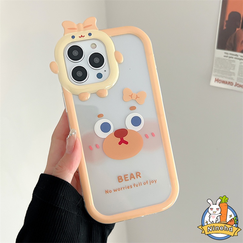 IPHONE Casing Kompatibel Untuk Iphone14 13 12 11 Pro Max X Xr Xs Max7 8 6 6s Plus Se2020 Kartun Monster Kecil Lensa Pelindung Ponsel Case Shockproof Silikon Soft Case Cover Pelindung