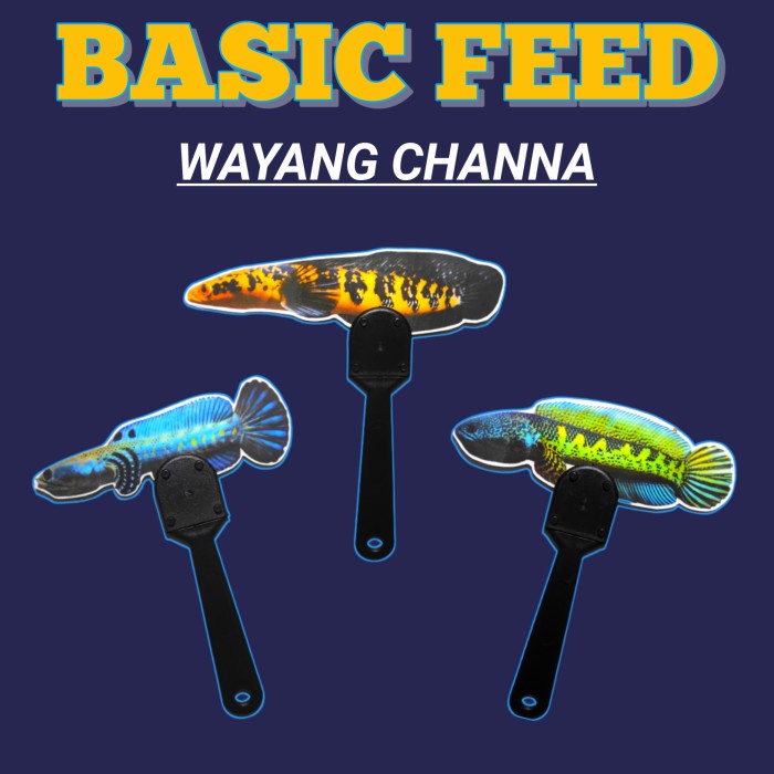 BISA COD Wayang ikan channa blue pulchra | wayang ikan channa auranti - Auranti Maculat