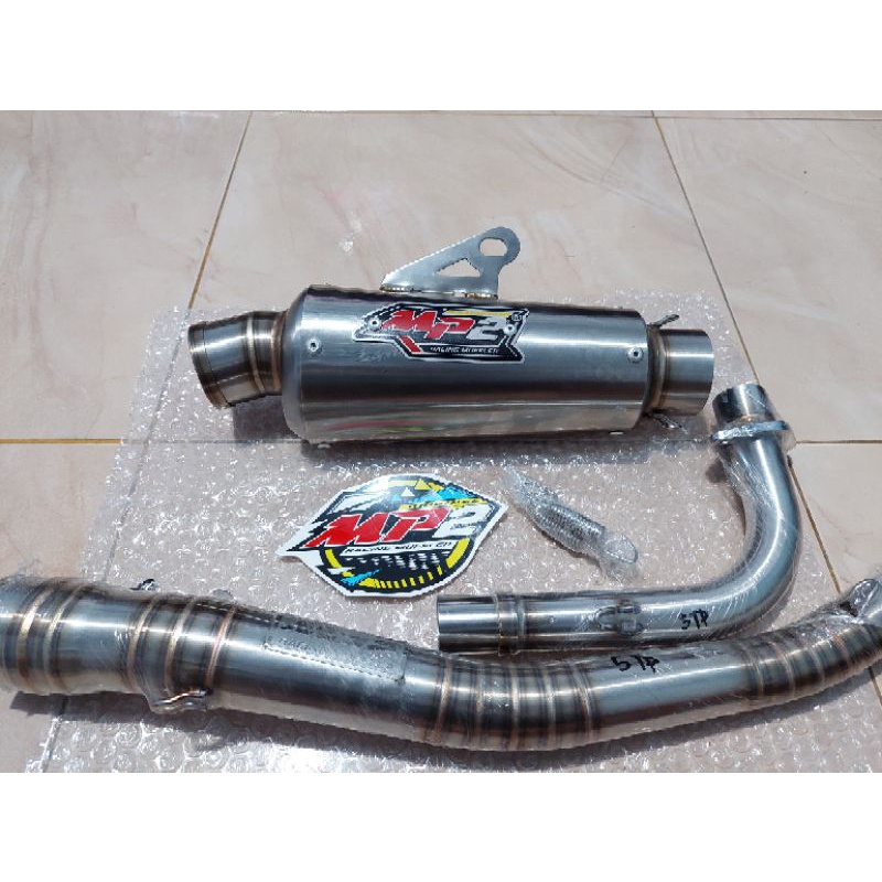 Knalpot Jupiter z roadrace original mp2 muffler tipe oval