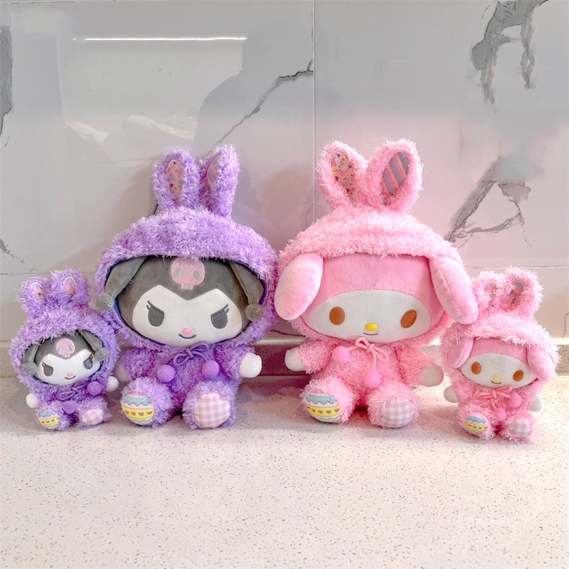Mainan Mewah Sanrio Series Kuromi Melody Cinnamoroll Unik Dan Lucu Untuk Menghilangkan Stress