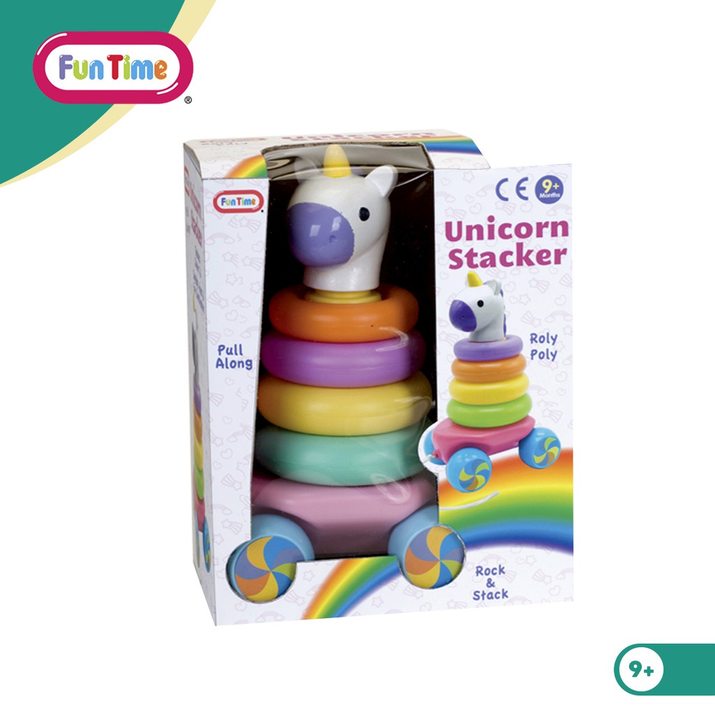 FUNTIME URSULA THE UNICORN PULL ALONG STACKER / 5950