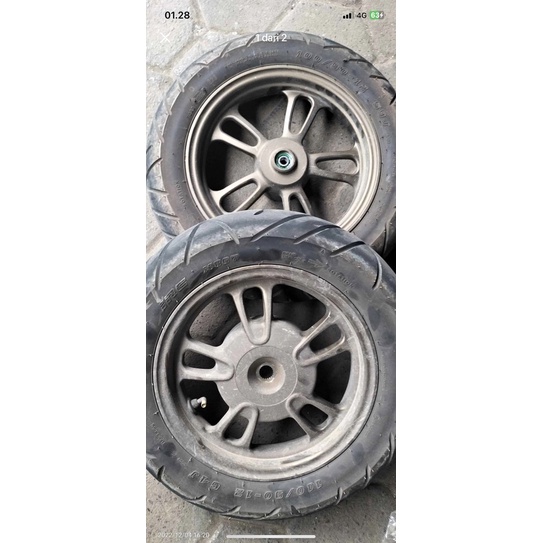 velg honda scoopy 2022 set ban depan belakang