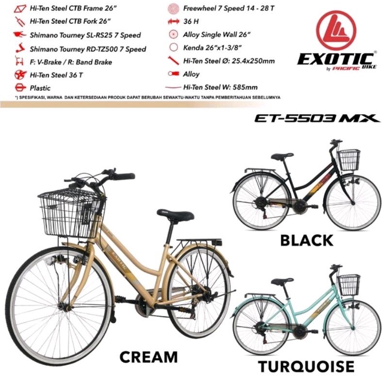 Sepeda CTB 26 Exotic ET 9788 GX ET 5503 MX 7 Speed