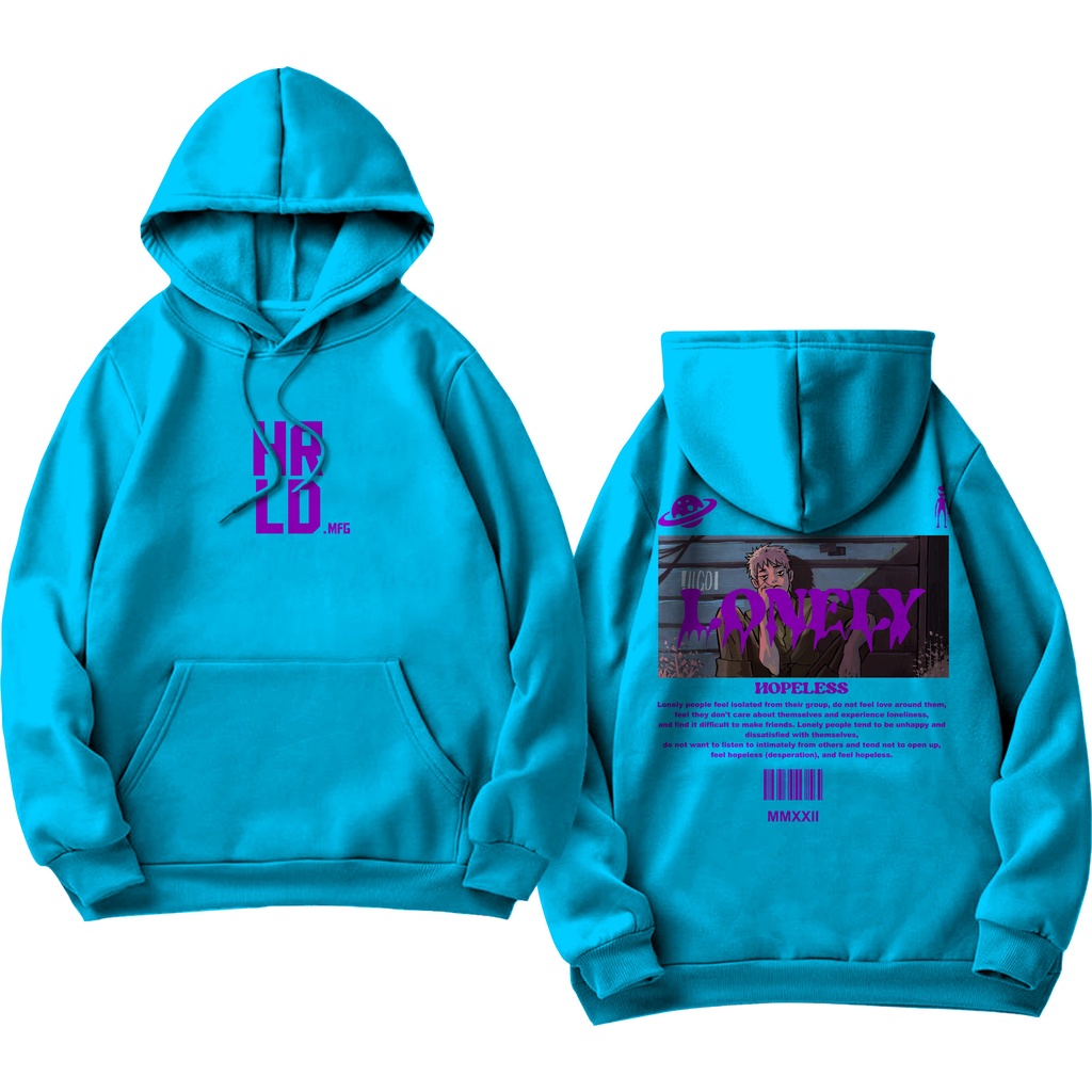 LONELY Holyrider Jumper Hoodie II Sweater Hoodie Distro Sablon DTF Fleece Cotton Size M-XXL (Pria &amp; Wanita) Free stiker&amp;Gantungan Kunci