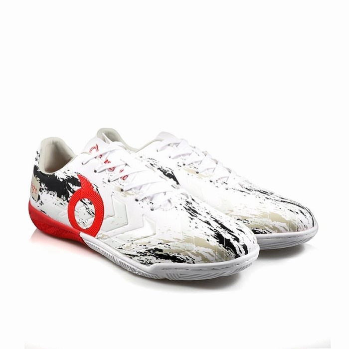 ORTUSEIGHT SEPATU FUTSAL INFERNO IN WHITE ORTRED BLACK ORTUS ORIGINAL