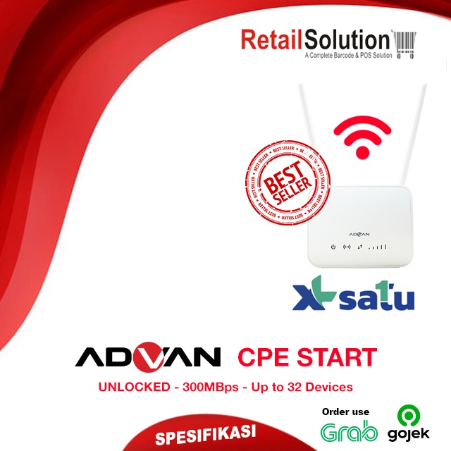 Modem Router WiFi Wireless 4G LTE - Advan CPE-20 START CPE20 XL Satu